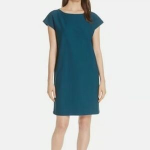 Eileen Fisher side zip shift dress Sz M